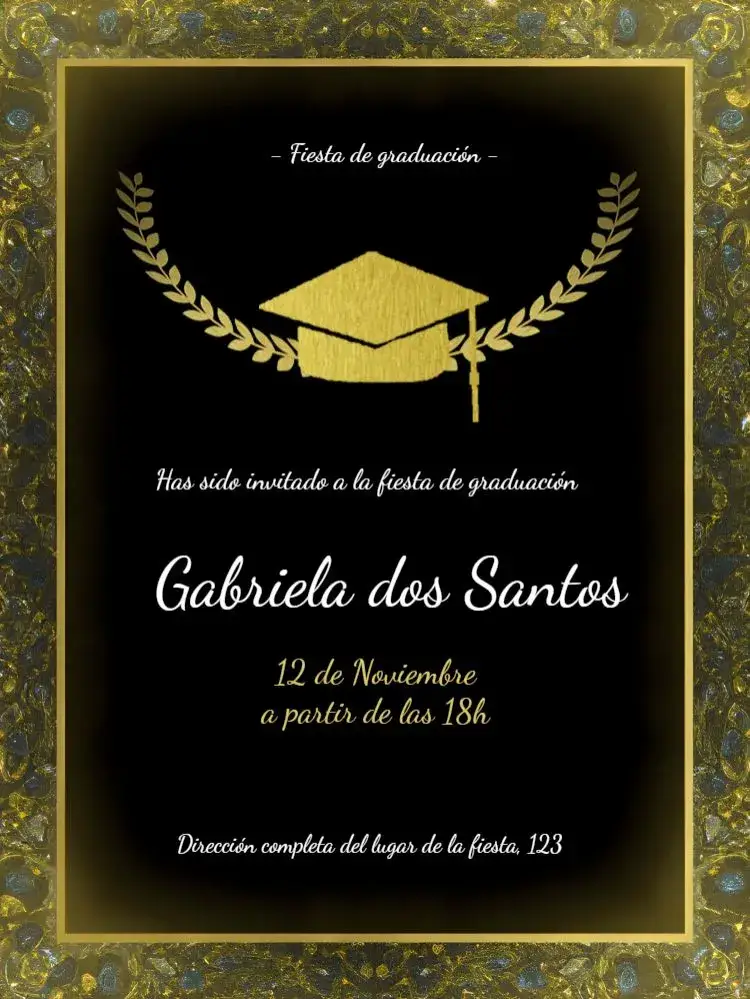 Invitación Graduación de la Universidad