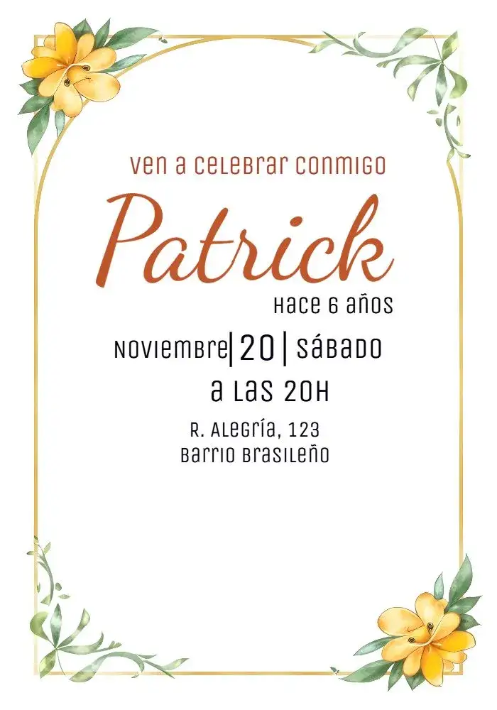 Invitación Rey León Pumba – tema Cumpleaños Infantil verde, animales, naturaleza, fiesta temática, colorido, divertido