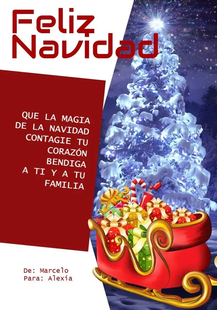 Invitación Tarjeta De Navidad Roja – tema Fechas Conmemorativas rojo, tradicional, festivo, ilustraciones navideñas, reunión de confraternización, brillo