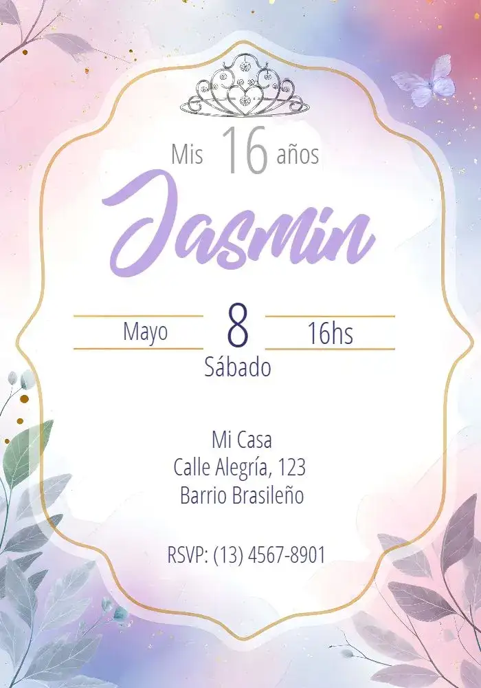 15 Años Mariposas Debutante