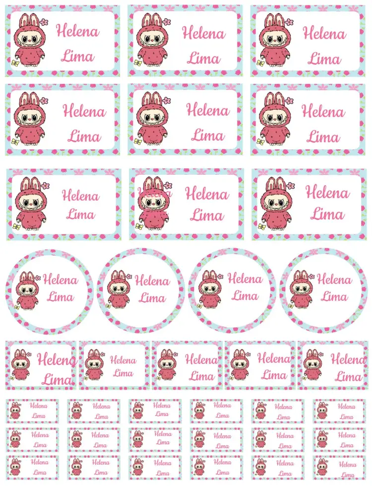 Invitación Labubu