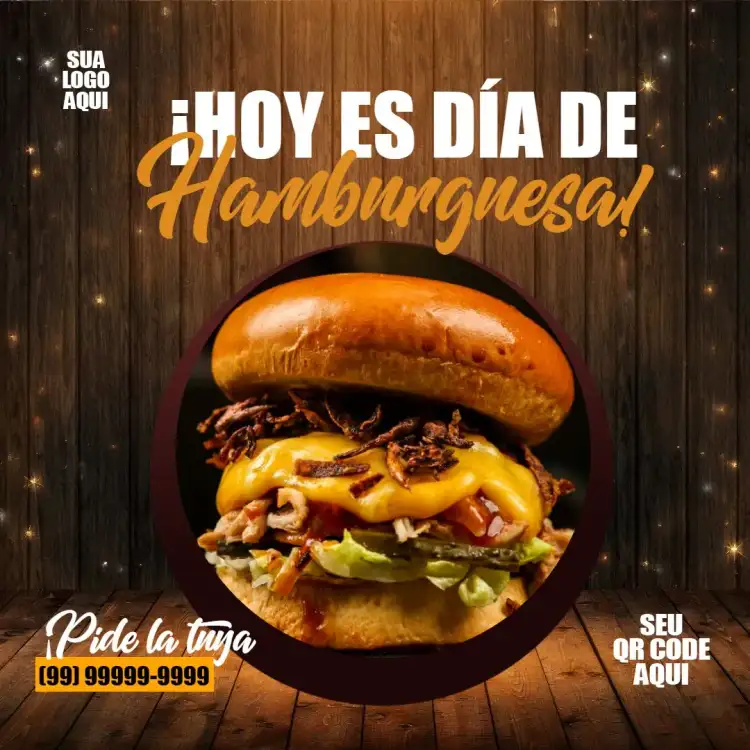 Publicación Para Hamburguesería Instagram