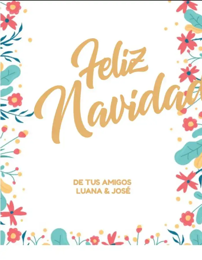 Tarjeta De Navidad Papá Noel