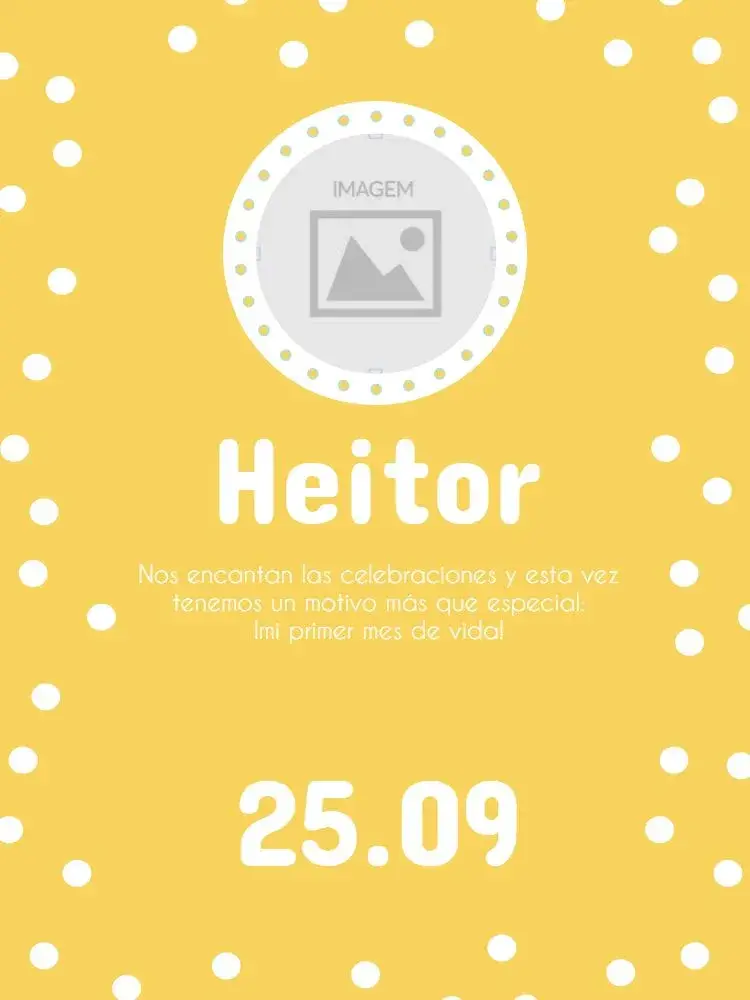 Invitación Bebé Personalizado