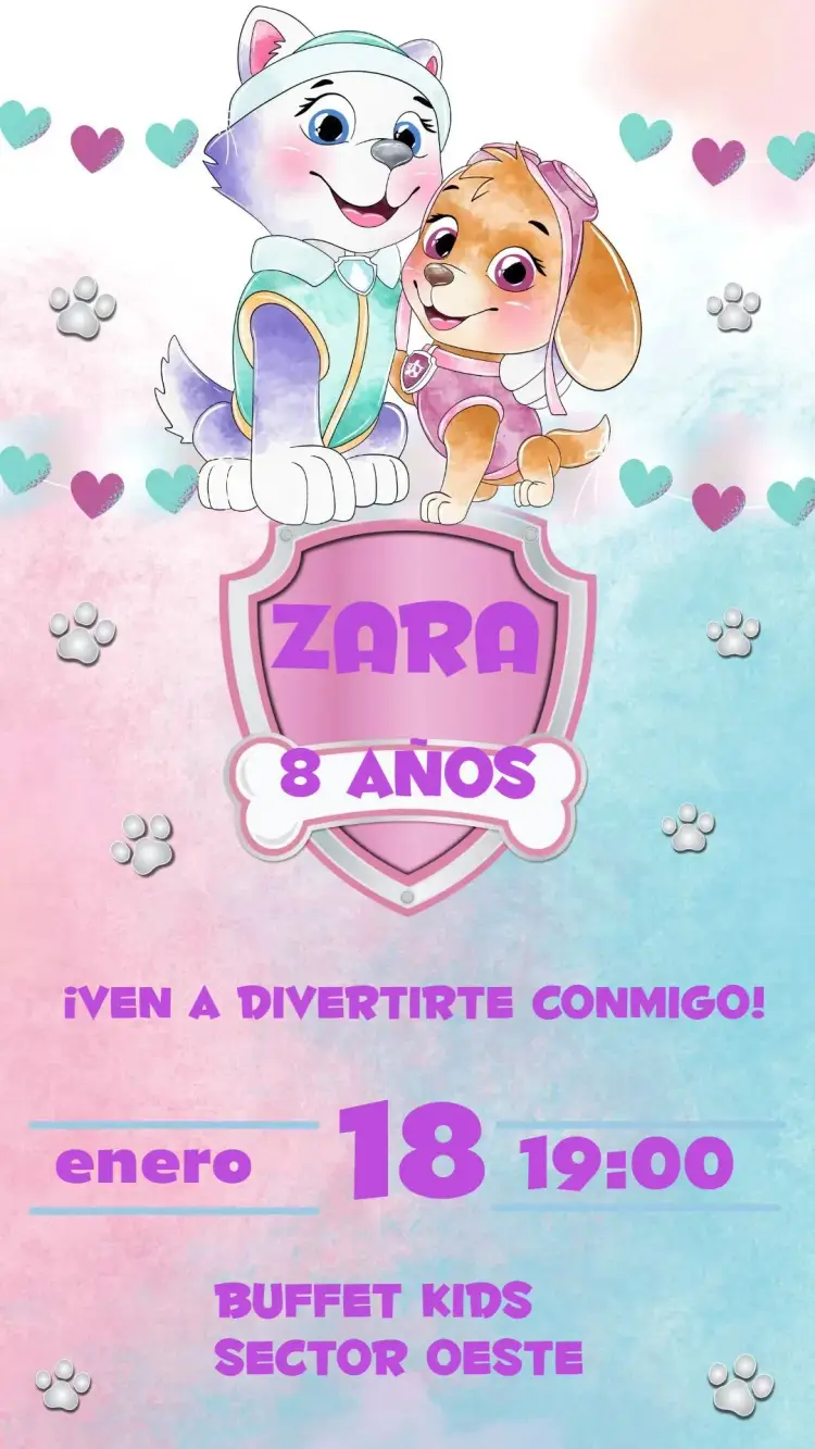 Invitación Patrulla Canina