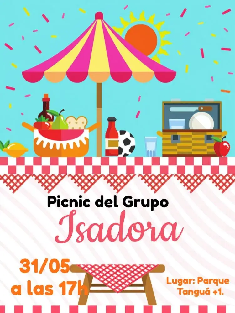 Invitación Picnic en el Pasto