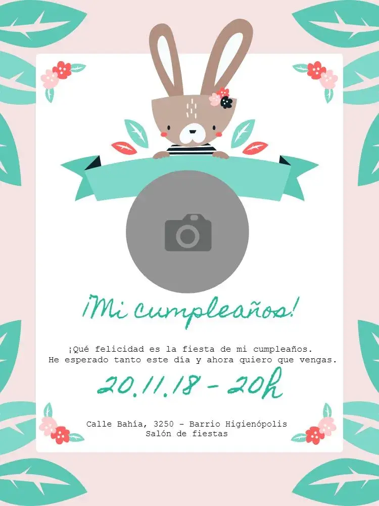 Invitación Coelho Naturaleza