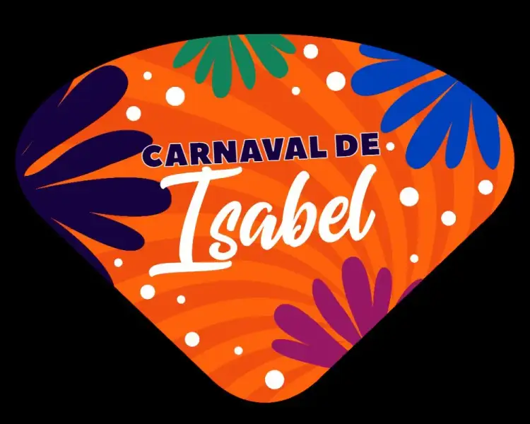Invitación Abanico de Carnaval Ventarola – tema Fechas Conmemorativas colorido, tropical, brillante, divertido, carnavalesco, artístico