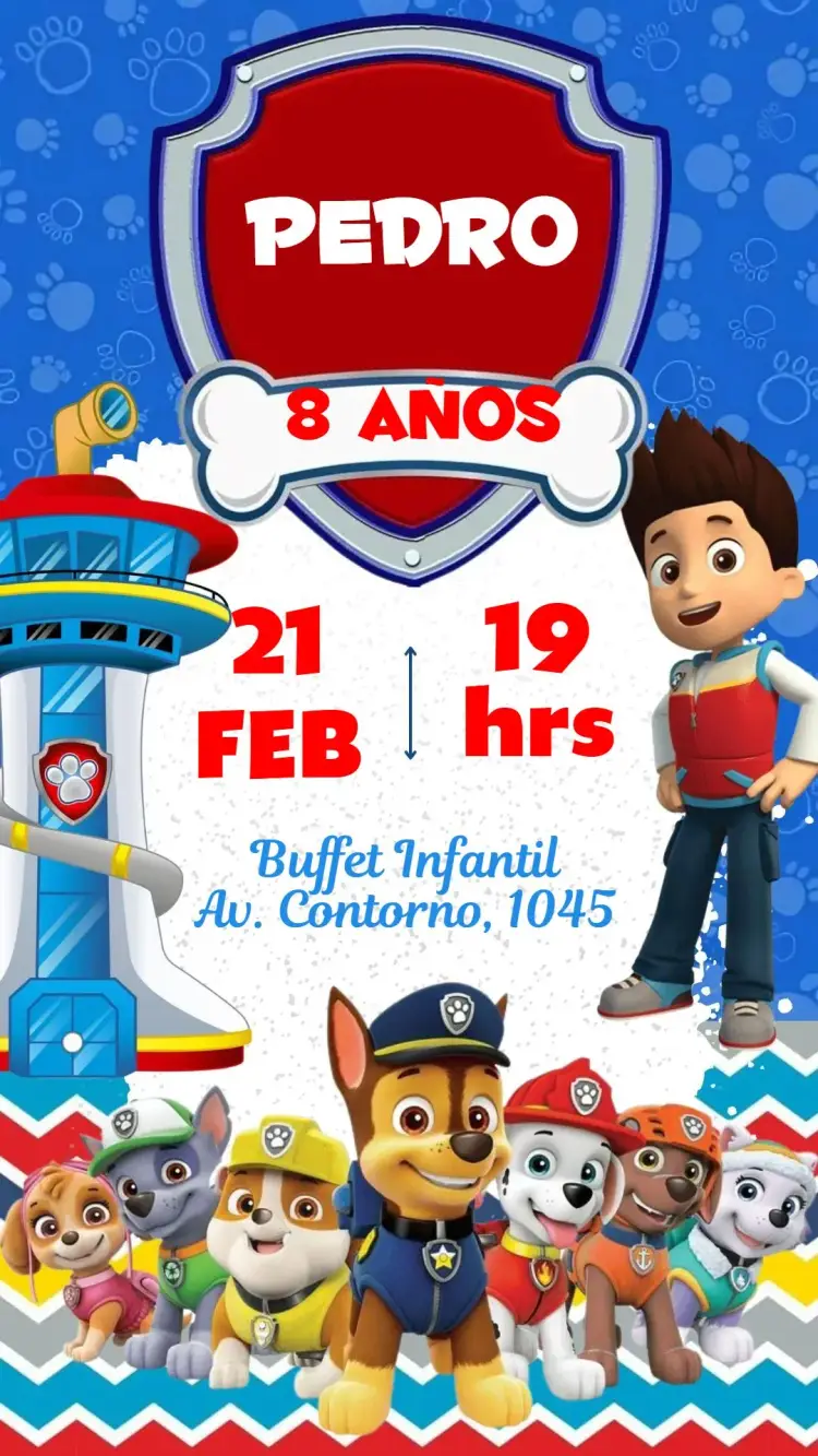 Invitación Patrulla Canina