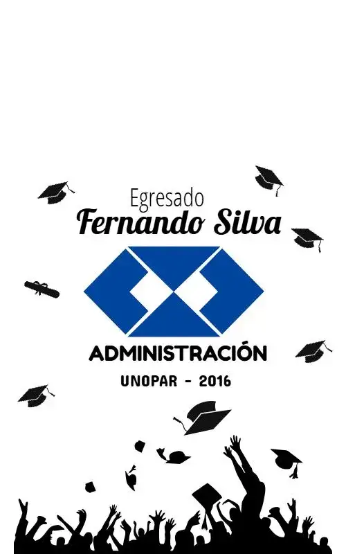 Arte Para Vaso Graduación Administración Birrete