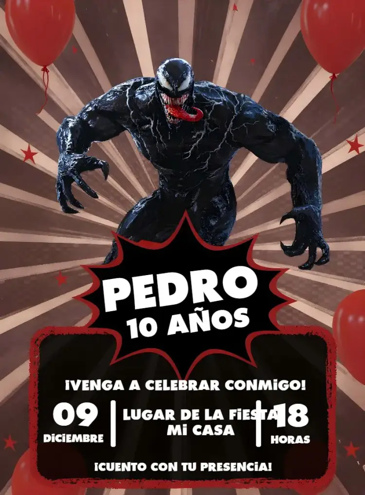 Invitación Venom Película