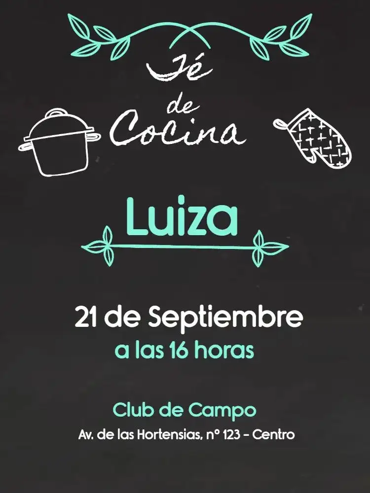 Despedida de soltera - Modelo Pizarra Whatsapp