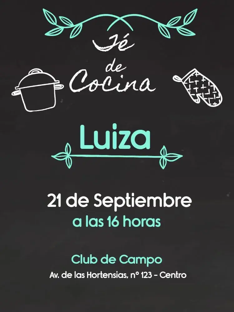 Invitación Despedida de soltera - Modelo Pizarra Whatsapp