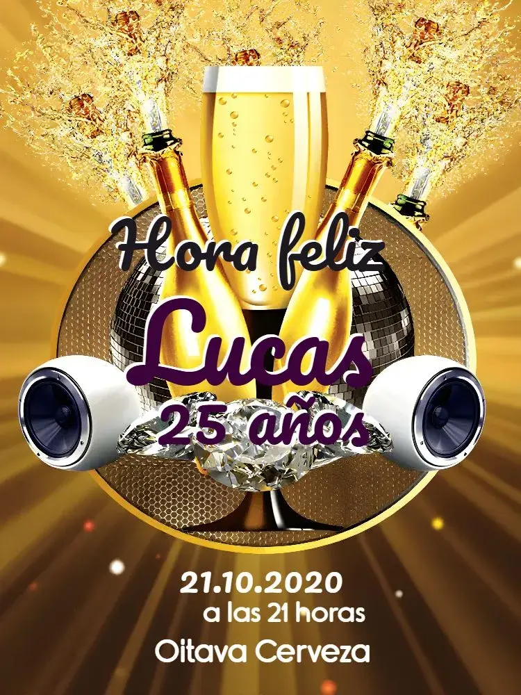 Invitación Cerveza Amigos