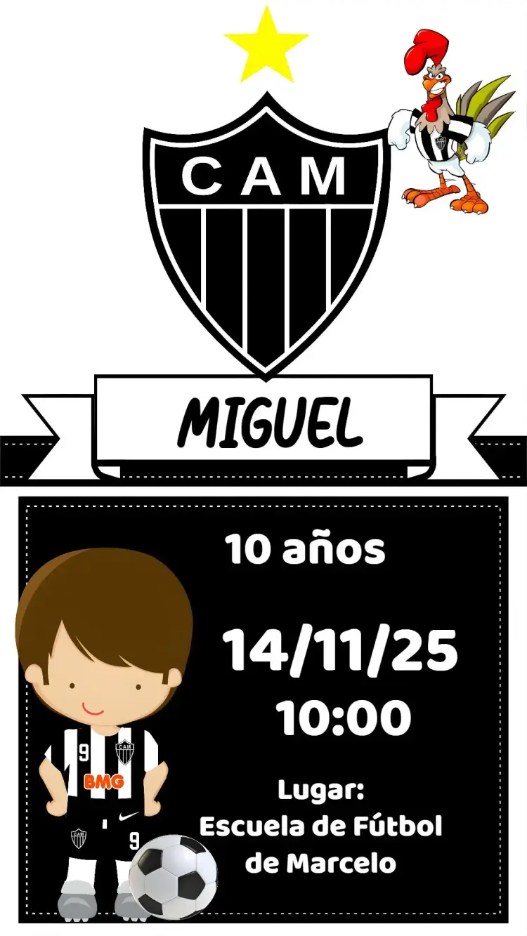 Invitación Atlético Mineiro