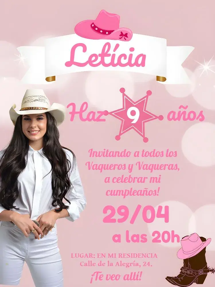 Invitación Ana Castela Chica
