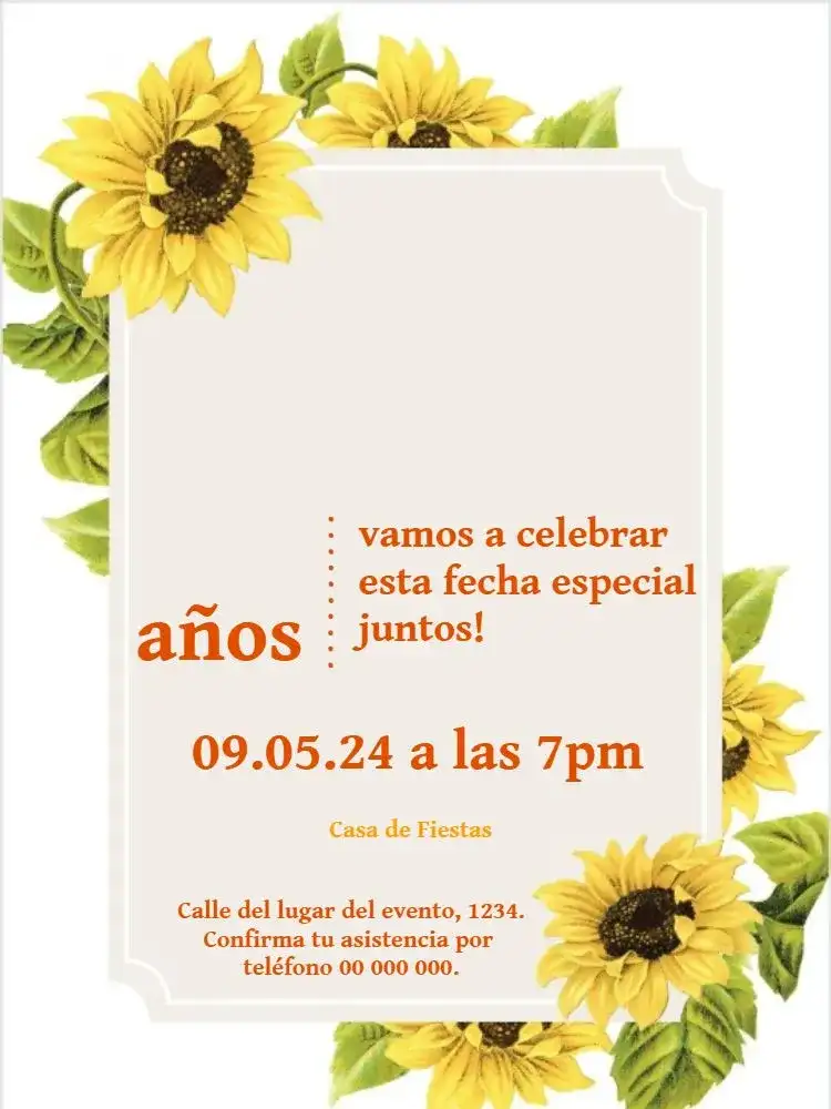 Chica Girasol Personalizado