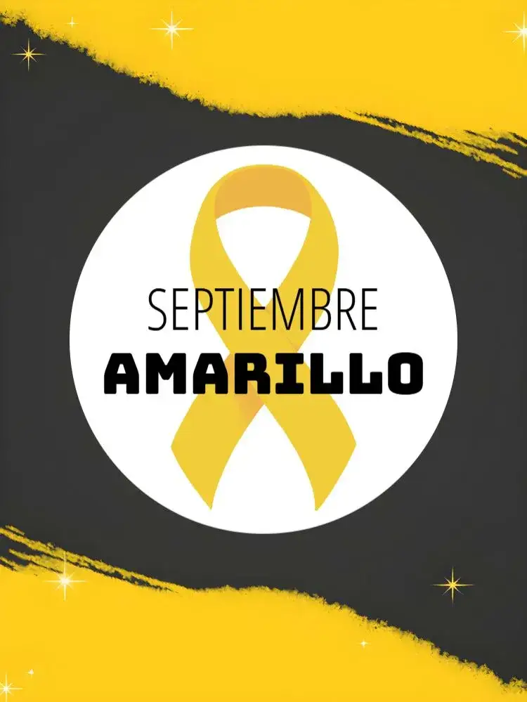 Invitación Publicación para la Campaña Septiembre Amarillo Soledad – tema Más buscados minimalista, moderno, sobrio, empático, impactante