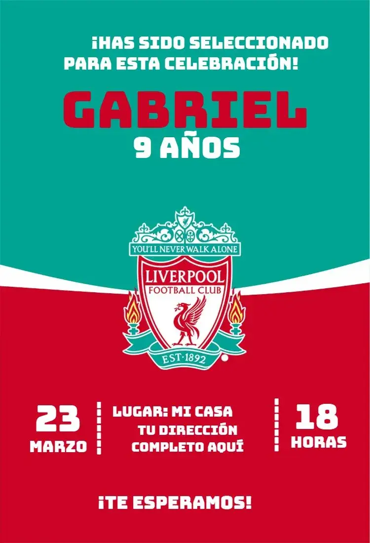 Invitación Liverpool 2