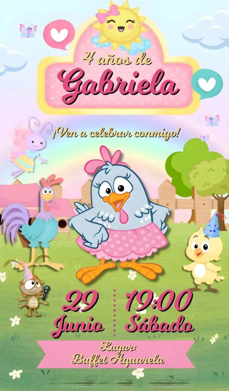 Gallina Pintadita Rosa