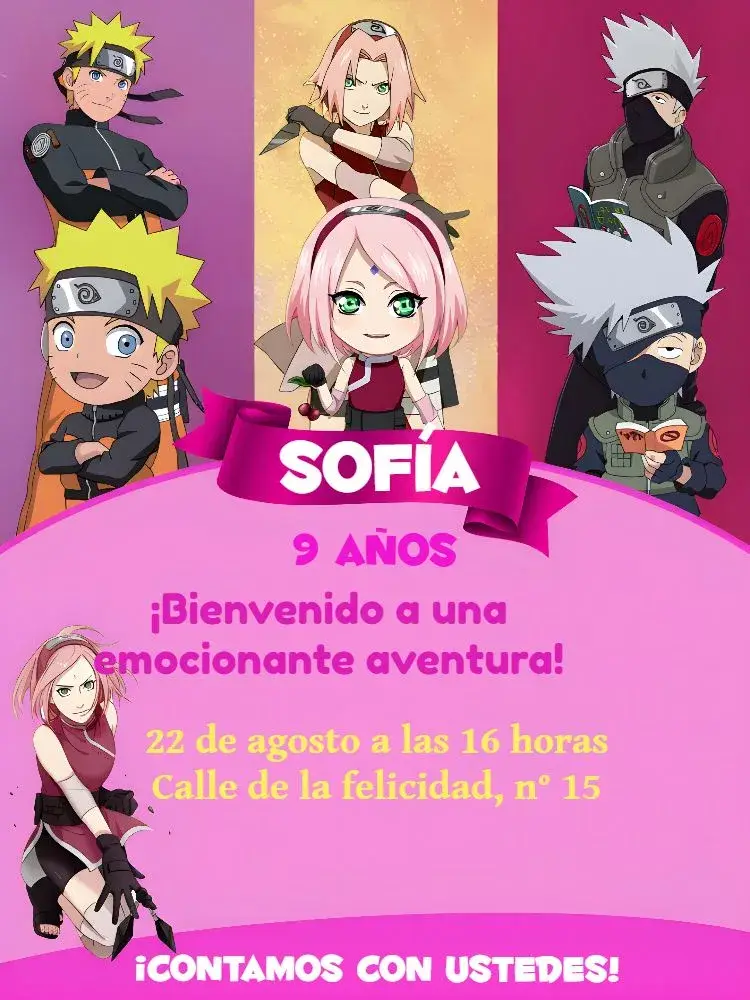 Invitación Sakura Blanco