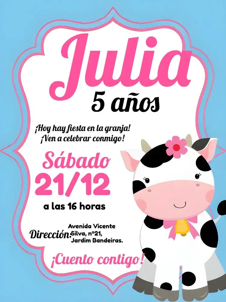 Invitación Vaquita Negra