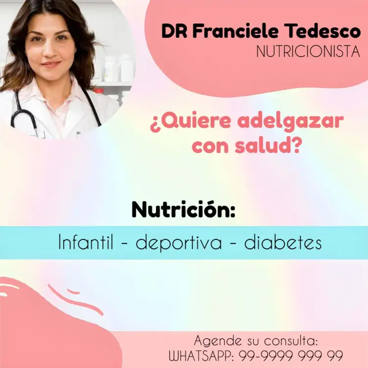Invitación Publicación Para Nutricionista Con Foto Profesional