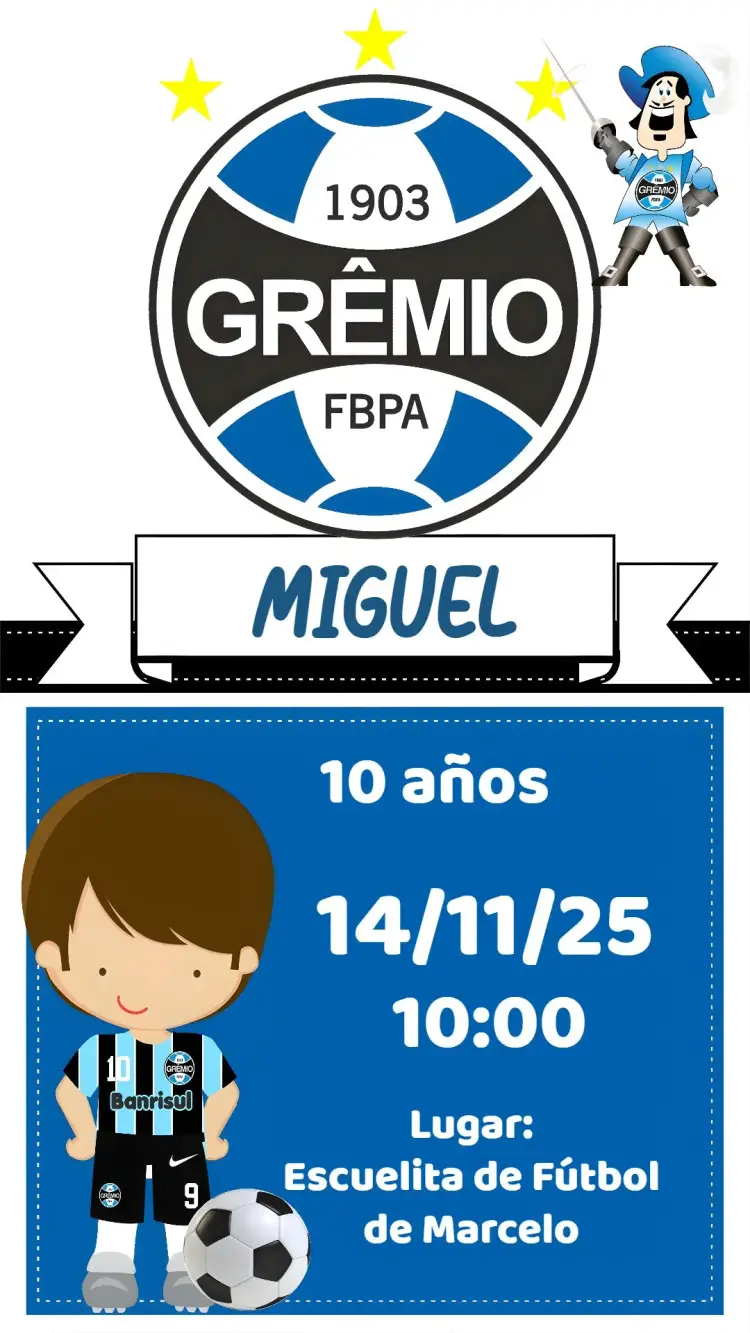 Invitación Grêmio