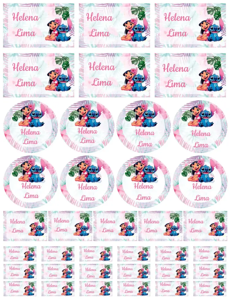 Invitación Lilo y Stitch