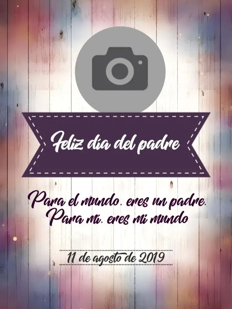 Invitación Publicación Día Del Padre Con Foto Amor