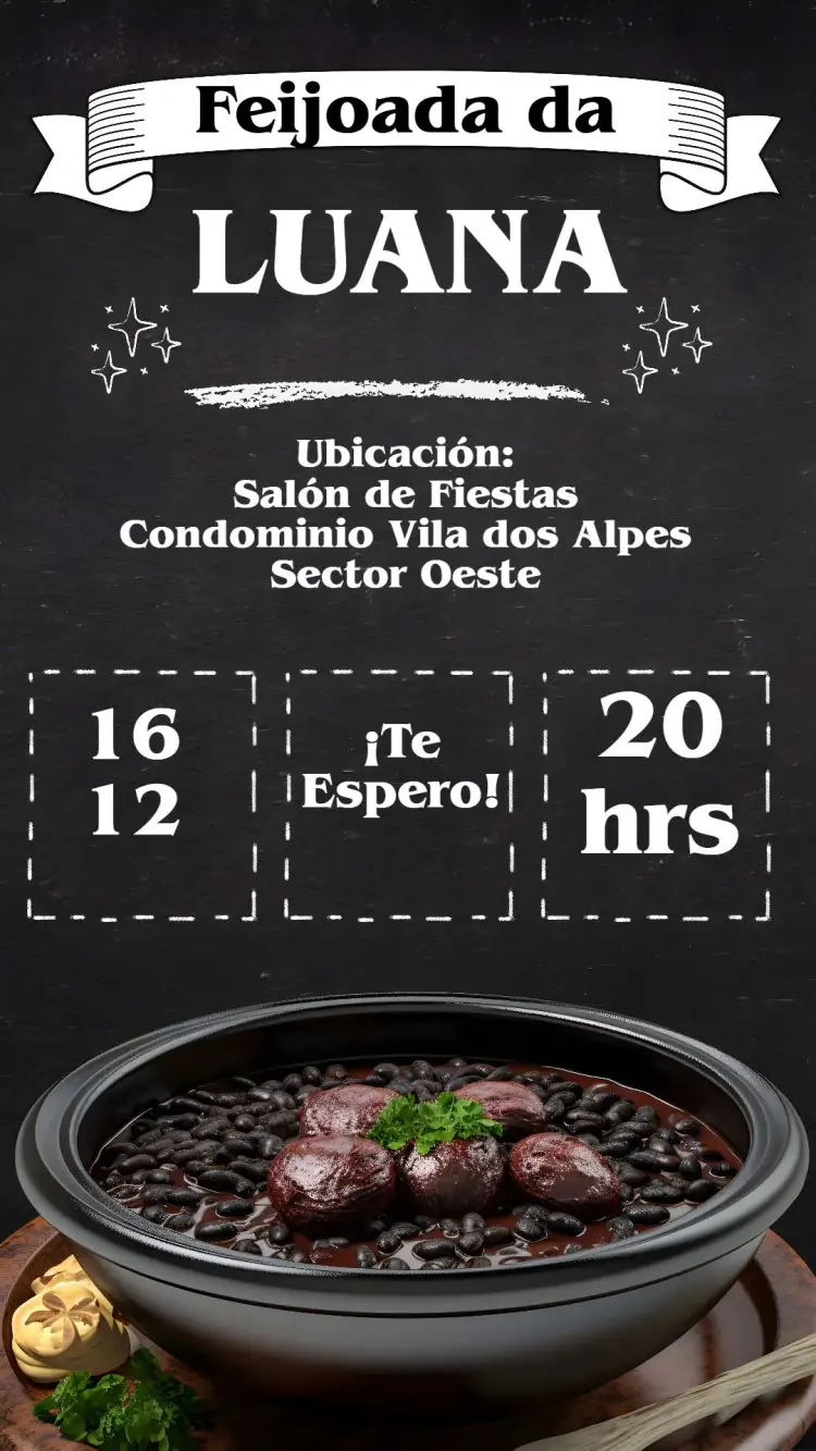 Invitación Feijoada