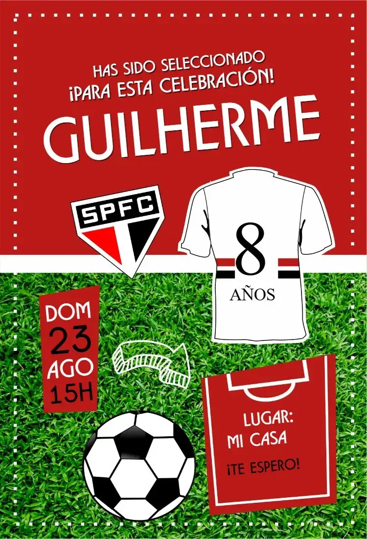 Invitación São Paulo camisa