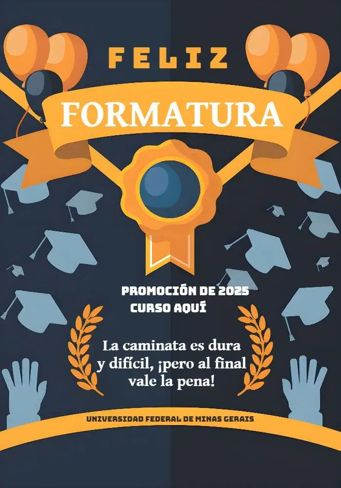 Invitación Tarjeta De Graduación Amarilla
