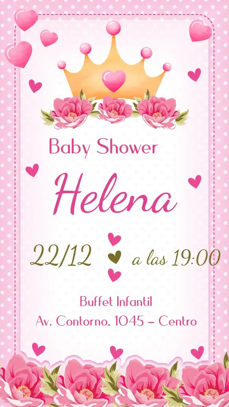 Invitación Baby Shower
