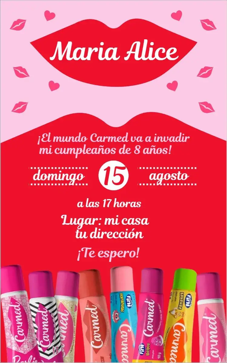 Invitación Carmed 5