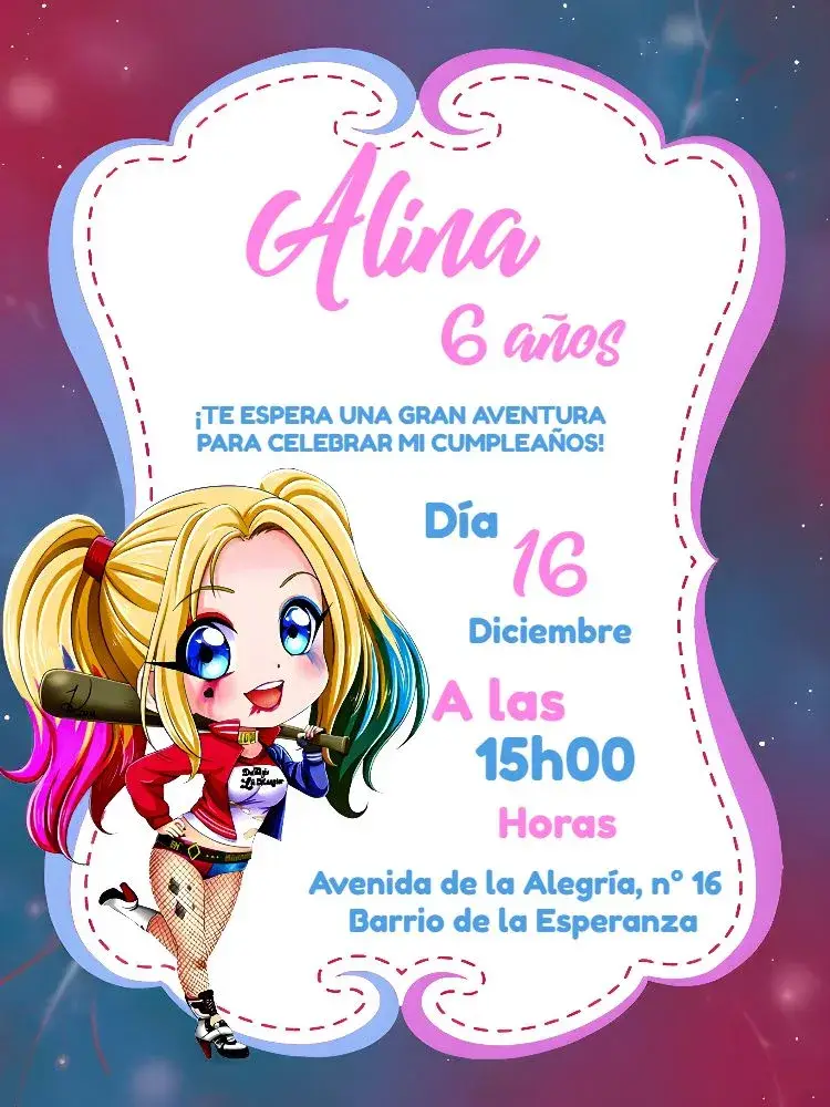 Invitación Alerquina Azul