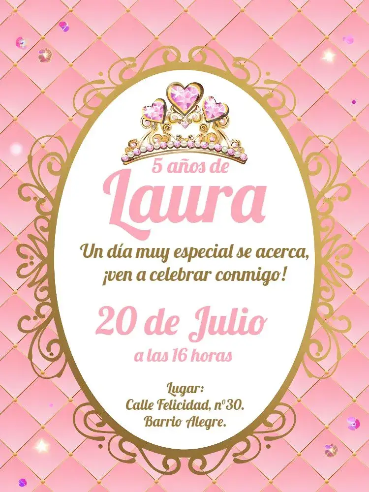 Invitación Tiara Real