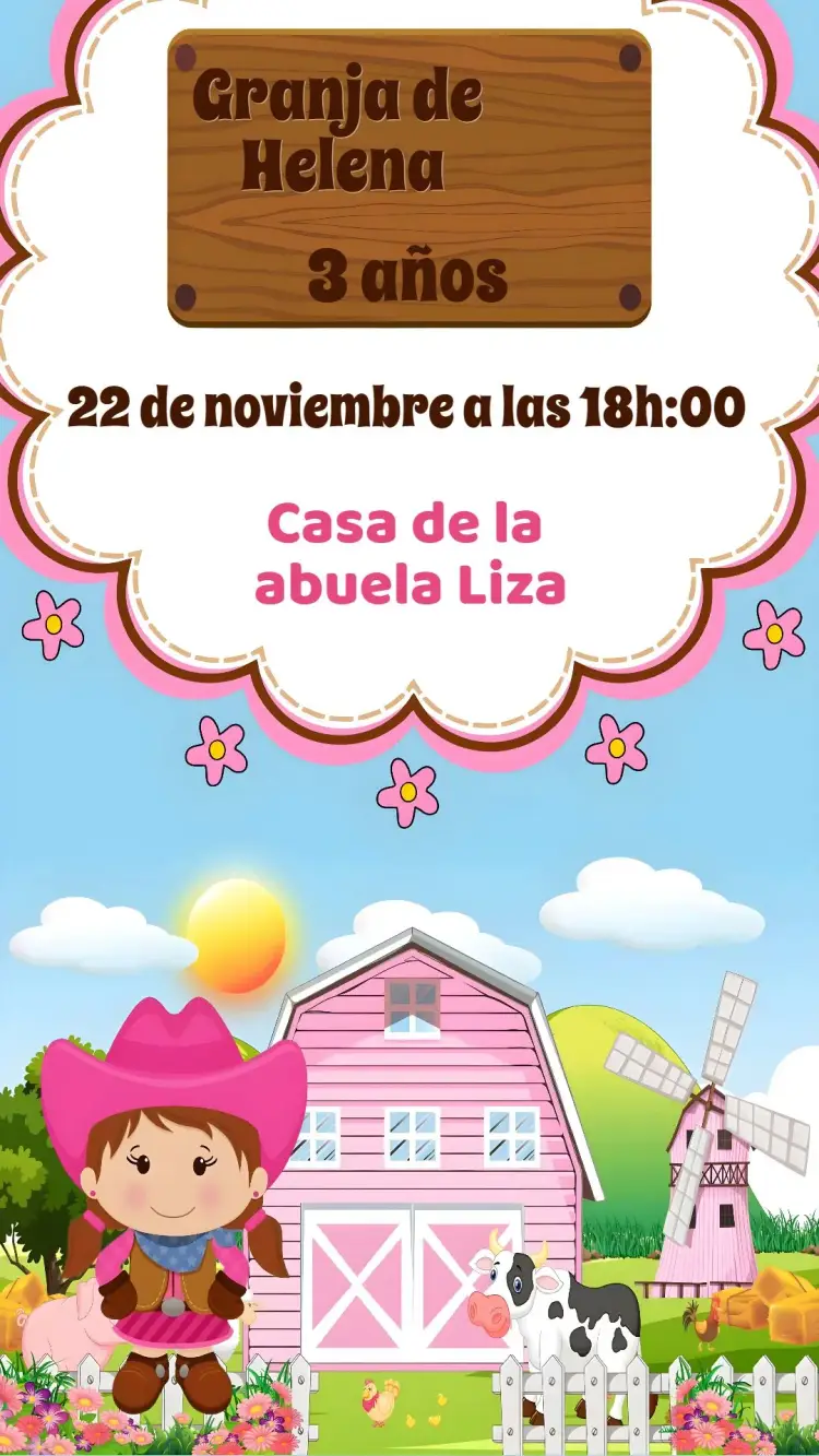 Invitación Granja