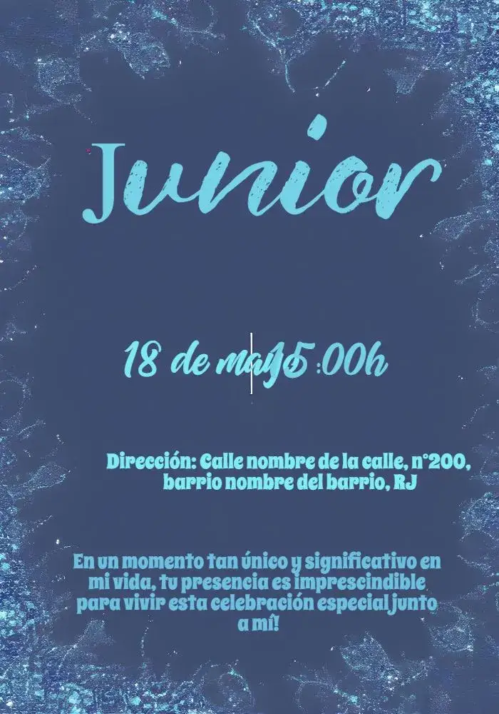Invitación Fondo Del Mar Medusa – tema Cumpleaños Infantil marino, acuático