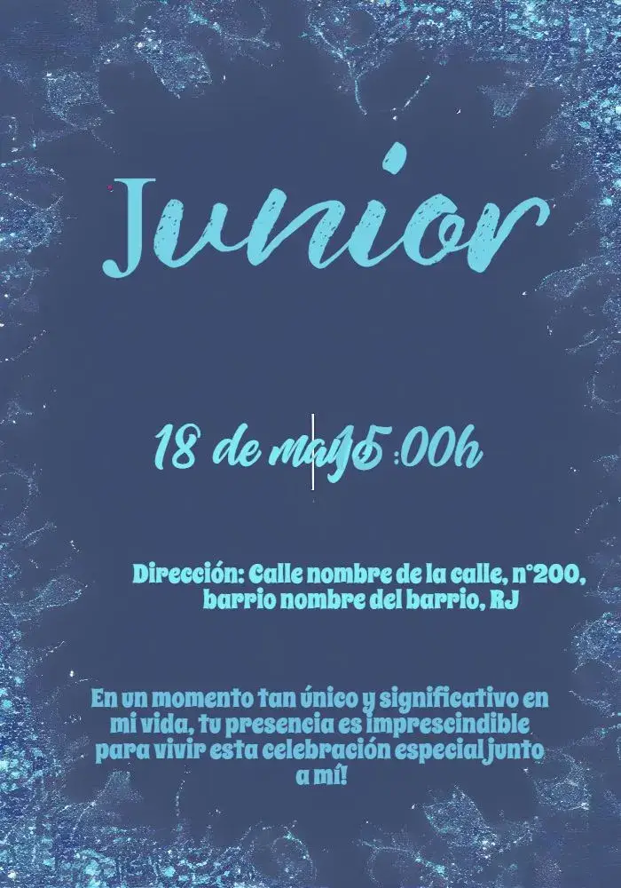 Invitación Fondo Del Mar Medusa