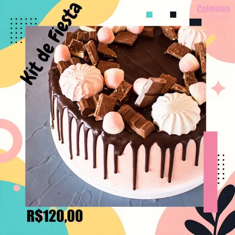 Invitación Publicación Para Pastelería Con Foto Promoción