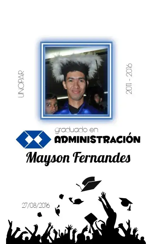 Invitación Arte Para Vaso Administración Con Foto Pajita – tema Graduación moderno, elegante, sofisticado, minimalista, azul y blanco, tema de graduación