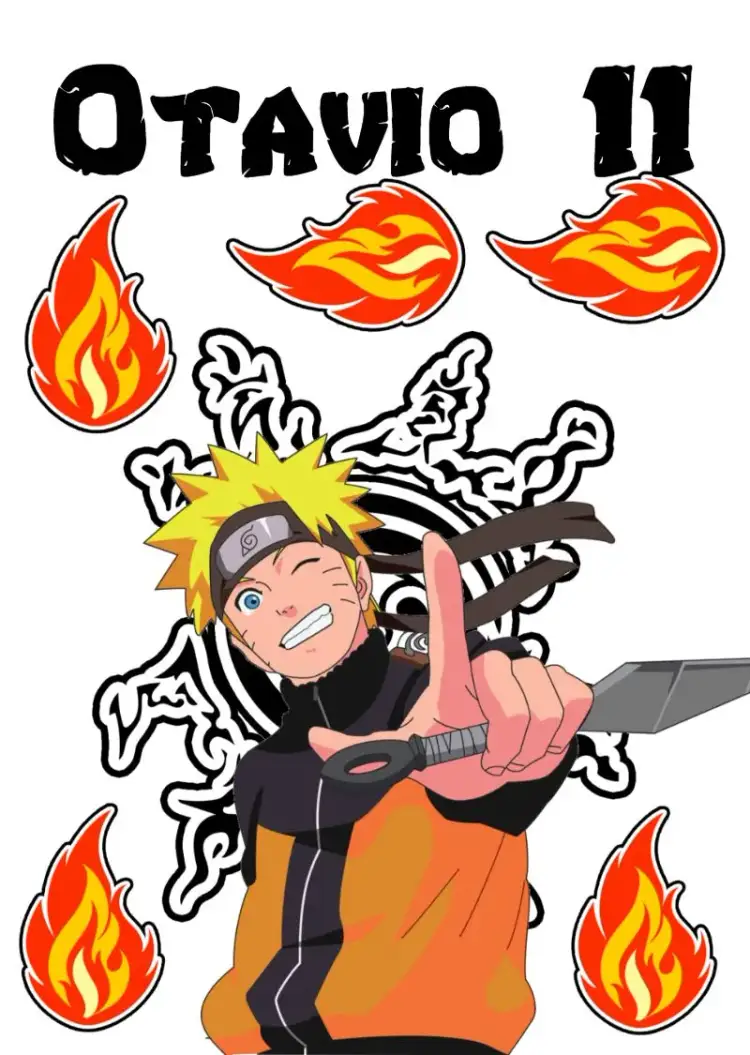 Invitación Topo De Pastel Naruto Imprimir – tema Topper de torta colorido, anime, jovial, divertido, temático, vibrante