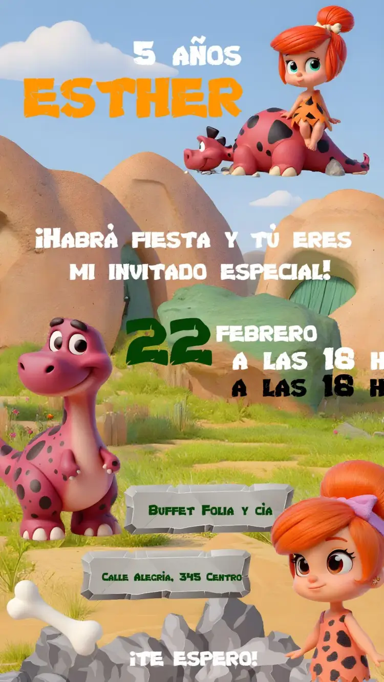 Invitación Pedrita Infantil