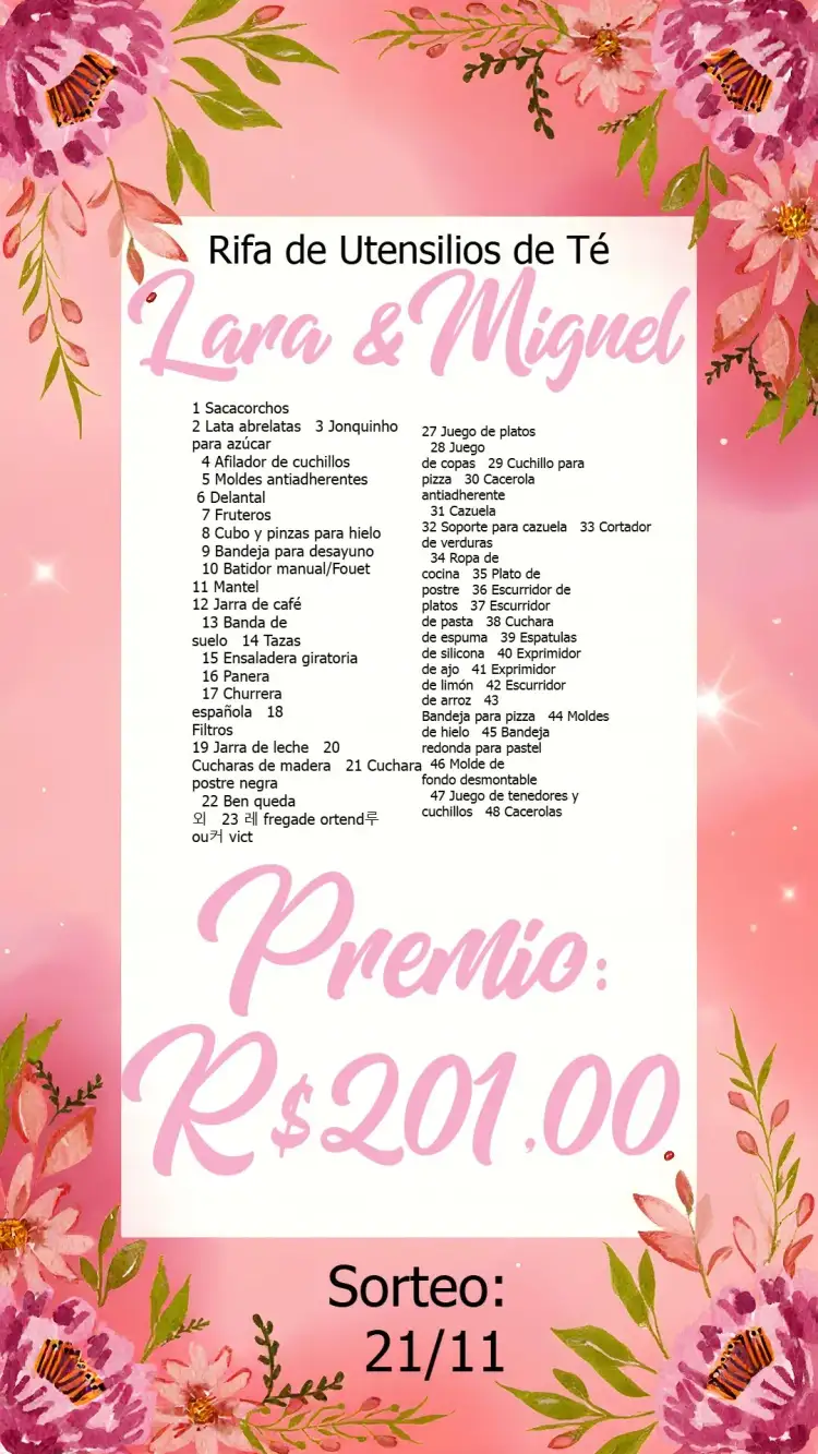 Invitación Té de Rifa De Cocina Floral Olla – tema Despedida de Soltera floral, rosa, marsala, blanco, elegante, romántico