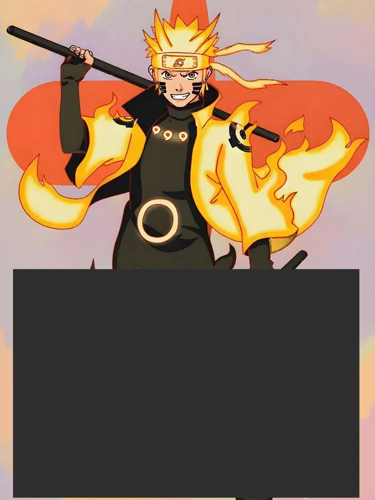 Invitación Naruto Flames