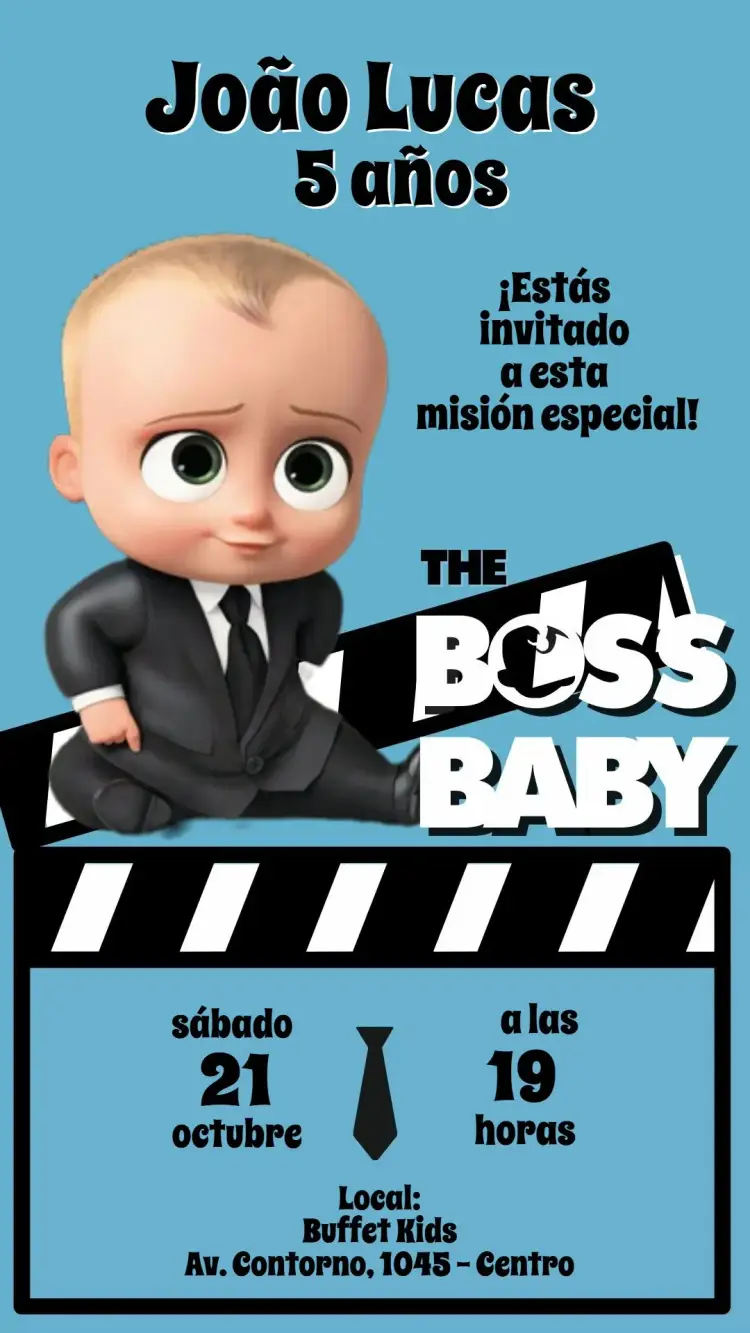 Invitación El Poderoso Jefe