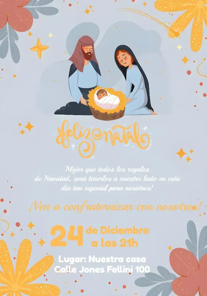 Invitación Fiesta De Navidad Confraternización – tema Fechas Conmemorativas festivo, clásico, colorido, moderninho, sencillo, elegante