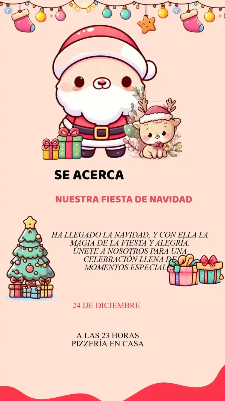 Invitación Invitación Cumpleaños Fiesta de Navidad – tema Fechas Conmemorativas festivo, colorido, clásico, elegante, navideño, vintage