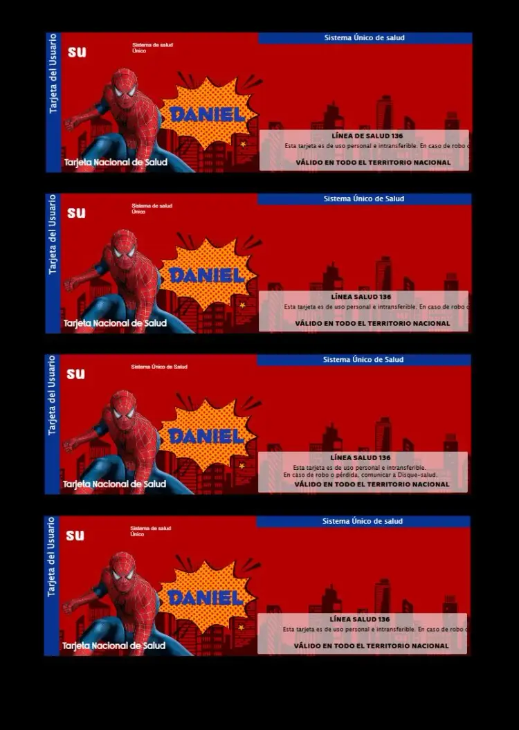 Invitación Tarjeta De Sus Hombre Araña Ciudad